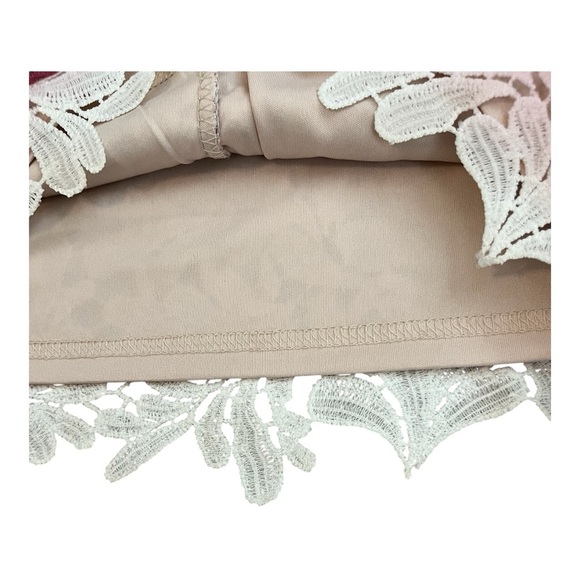 Angel‎ Biba Burgundy Ombre Lace Cut-Out Overlay Dress Size 8 - Picture 6 of 9